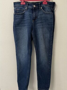 Banana Republic Dark Blue Cropped-Ankle Girfriend Jeans